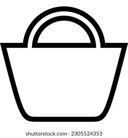 cómo dibujar una simple ilustración de una bolsa