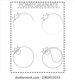  how to draw step by step coloring pages