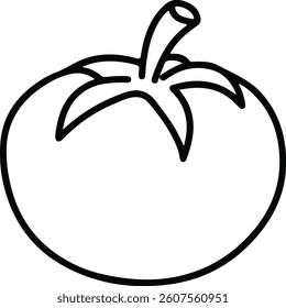 How to Draw Tomato step by step