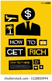 How to Get Rich Retro Poster Design
