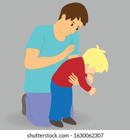 How to give first aid for children in case of chocking