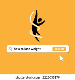 How to lose weight with search bar option 