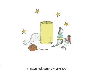 Cómo hacer una vela