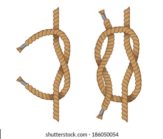 how to make eight knot