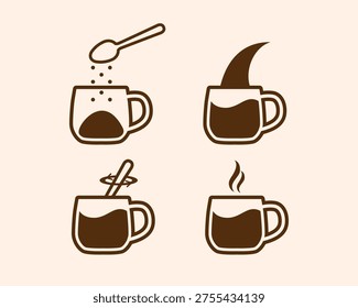 how to make instant coffee step by step instruction for packaging