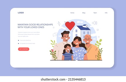 How to manage stress instruction concept. Maintain good relationships with loved ones. Frustrated character with anxiety and confusion. Psychological support, emotional help. Flat vector illustration