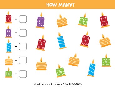 How many candles are there.