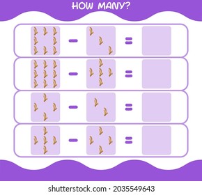 How many cartoon ginger. Counting game. Educational game for pre school years kids and toddlers