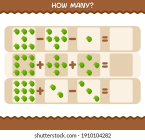 How many cartoon lime. Counting game. Educational game for pre shool years kids and toddlers