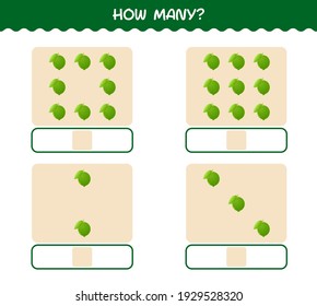 How many cartoon lime. Counting game. Educational game for pre shool years kids and toddlers