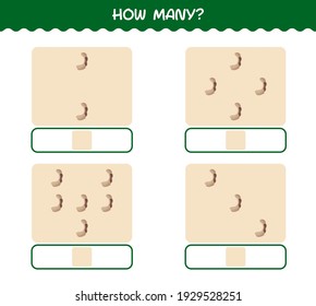 How many cartoon tamarind. Counting game. Educational game for pre shool years kids and toddlers