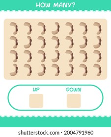 How many cartoon tamarind. Counting game. Educational game for pre shool years kids and toddlers