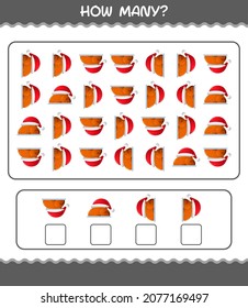How many cartoon turkey. Counting game. Educational game for pre shool years kids and toddlers