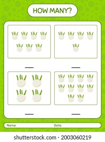 How many counting game with , fennel. worksheet for preschool kids, kids activity sheet, printable worksheet