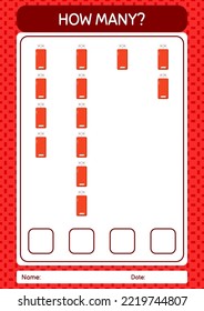 How many counting game with flashdisk. worksheet for preschool kids, kids activity sheet