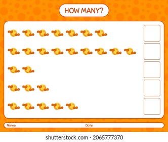 How many counting game with full moon. worksheet for preschool kids, kids activity sheet