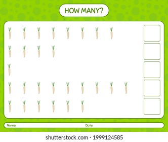 ¿Cuántos de juego de conteo con hamburg parsley? hoja de trabajo para niños de preescolar, hoja de actividades para niños, hoja de trabajo imprimible