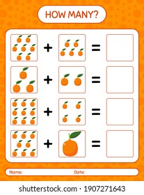 How many counting game with imbe. worksheet for preschool kids, kids activity sheet, printable worksheet
