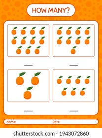 How many counting game with imbe worksheet for preschool kids, kids activity sheet, printable worksheet