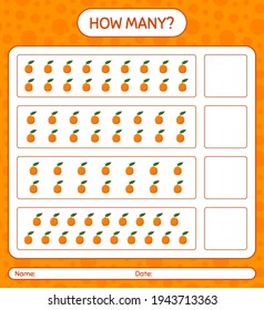 How many counting game with imbe worksheet for preschool kids, kids activity sheet, printable worksheet