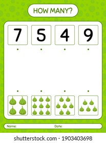 How many counting game with indian fig. worksheet for preschool kids, kids activity sheet, printable worksheet
