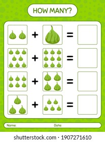How many counting game with indian fig. worksheet for preschool kids, kids activity sheet, printable worksheet
