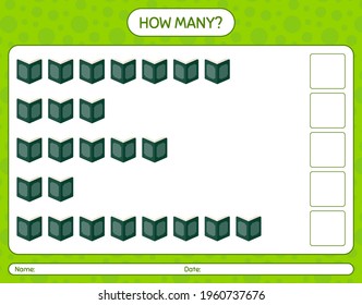 How many counting game with quran. worksheet for preschool kids, kids activity sheet, printable worksheet