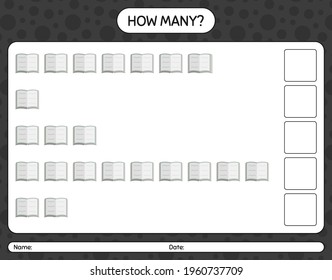 How many counting game with quran. worksheet for preschool kids, kids activity sheet, printable worksheet