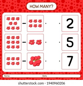 ¿Cuántos juegos de cómputo con hojas de cálculo redberry para niños de preescolar, hojas de actividades para niños, hoja de cálculo imprimible?