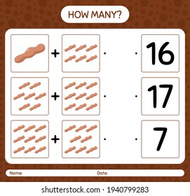 How many counting game with tamarind. worksheet for preschool kids, kids activity sheet, printable worksheet