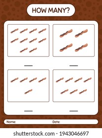 How many counting game with tamarind worksheet for preschool kids, kids activity sheet, printable worksheet