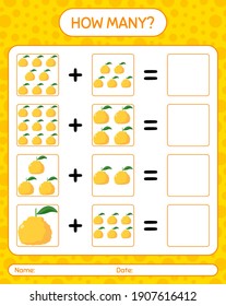 How many counting game with ugli. worksheet for preschool kids, kids activity sheet, printable worksheet
