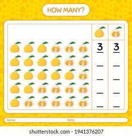 How many counting game with ugli worksheet for preschool kids, kids activity sheet, printable worksheet