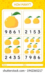 How many counting game with ugli worksheet for preschool kids, kids activity sheet, printable worksheet