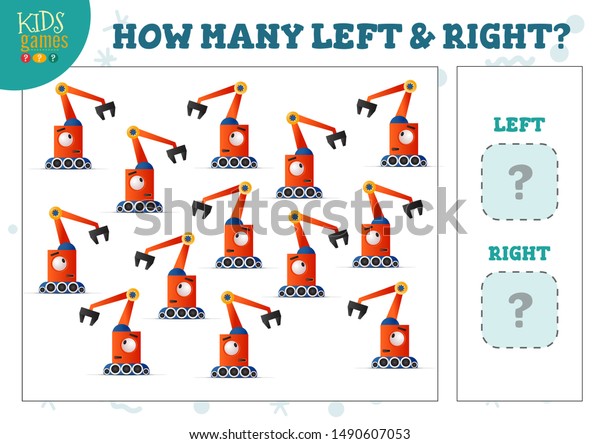 How Many Left Right Cartoon Robots 库存矢量图(免版税)1490607053 | Shutterstock
