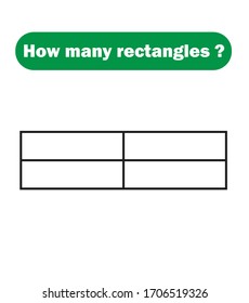 How many rectangles? Mathematics education game.