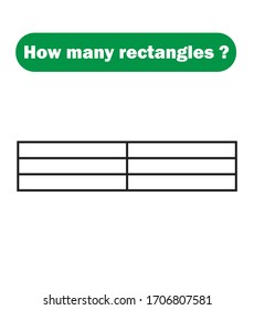 How many rectangles? Mathematics education game.