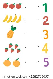 How many worksheet for kids, counting activity for kids, how many fruits theme, fruits worksheet for kids
