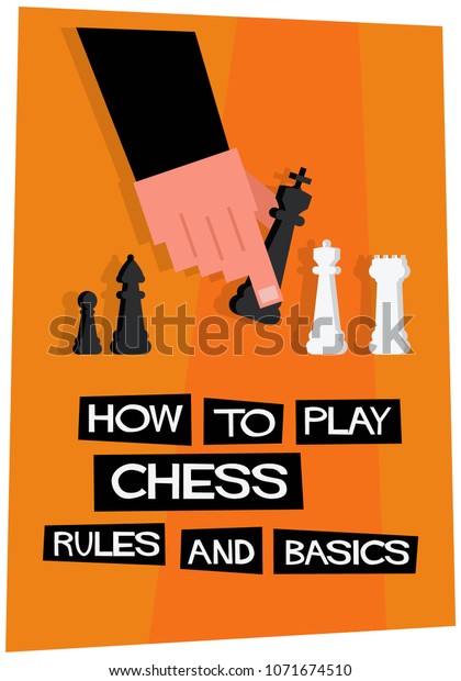 How Play Chess Rules Basics Retro Stock Vector Royalty Free