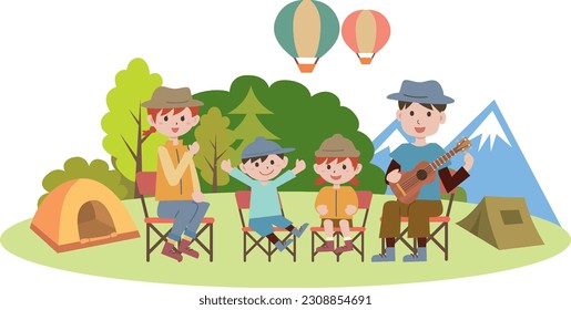 How to play on a family camping leisure holiday
