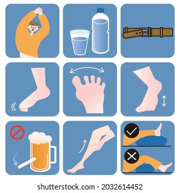 How To Prevent Economy Class Syndrome. Light Exercise, Drink Water, Loosen The Belt, Move Your Fingertips, Refrain From Alcohol, Quit Smoking, Massage,
Raise Your Legs.