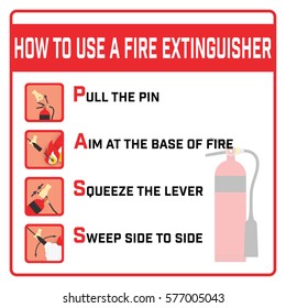 How To Use A Fire Extinguisher Label