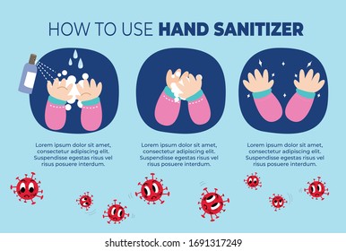 How To use hand sanitizer
