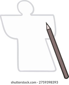 How to Use Hitogata Paper Doll for Oharae Purification | Japanese Shinto Ritual Step by Step Guide Vector