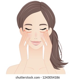 How to wash your face in the right way. This can use for decorate in content about beauty and health's blog and website.