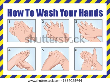 How To Wash Your Hands Poster