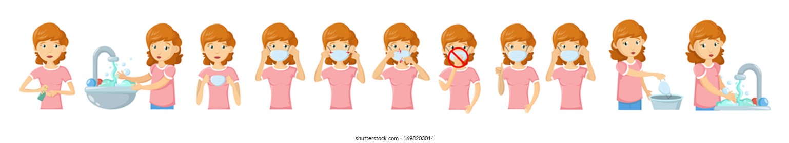 Download Face Mask Instructions Images Stock Photos Vectors Shutterstock Yellowimages Mockups