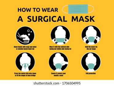 Download Face Mask Instructions Images Stock Photos Vectors Shutterstock PSD Mockup Templates