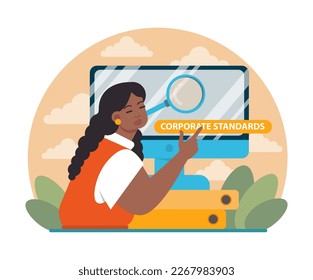 How to write a good CV instruction. Process of writing a successful resume for a job application. Candidate' profile for vacant position. Flat vector illustration
