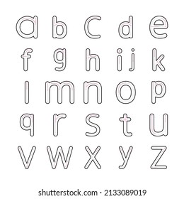How to write lowercase letters with tracing guide for kids